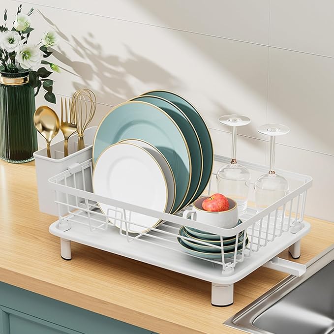 Small Dish Drying Rack, Space Saving Dish Racks by BULIJUJU