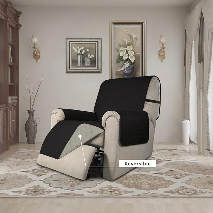Easy-Going Recliner Chair Slipcover Reversible Sofa Cover Water Resistant Couch - Image 2