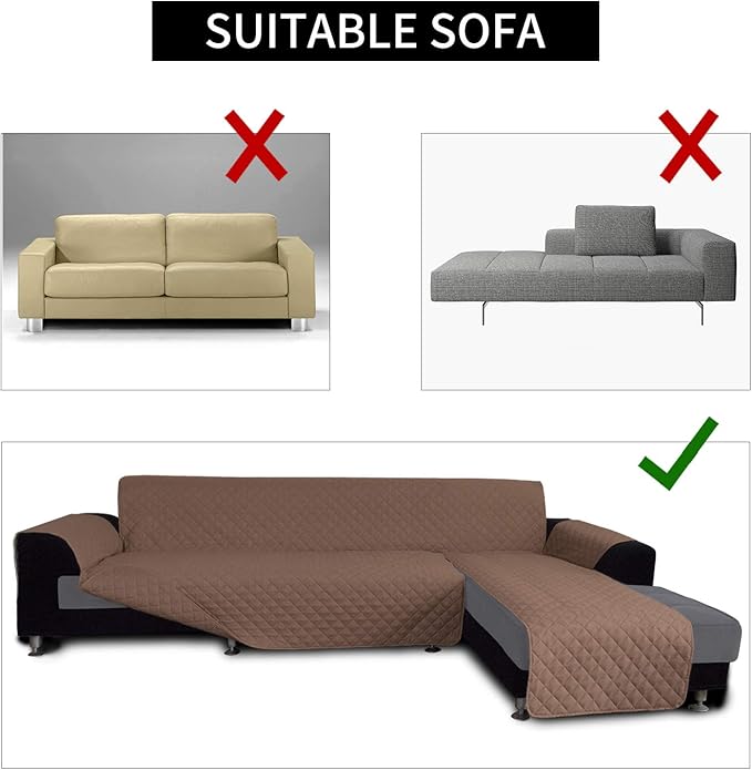 Easy-Going Sofa Slipcover L Shape Sofa Cover Sectional Couch Cover Furniture - Image 3