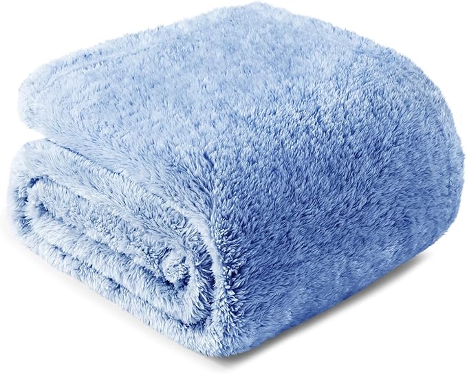 Exclusivo Mezcla Plush Fuzzy Fleece Throw Blanket Extra Large, Super Soft - Image 8