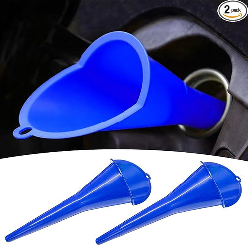 2 PCS Oil Funnel, Automotive Multi-Function Plastic Fuel Funnel by Unknown