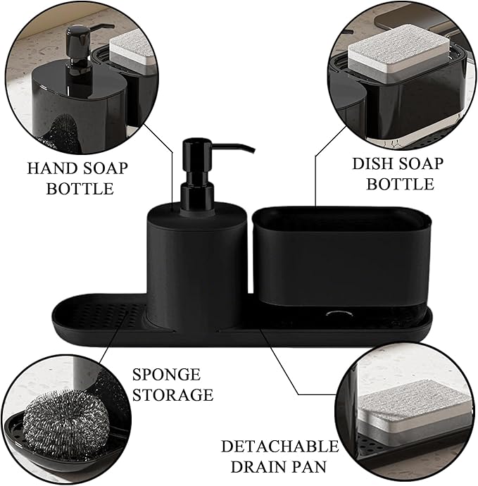 Kitchen Soap Dispenser Set - Image 4