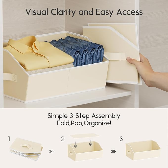 Homsorout Large Closet Organizers and Storage Bins - Image 4