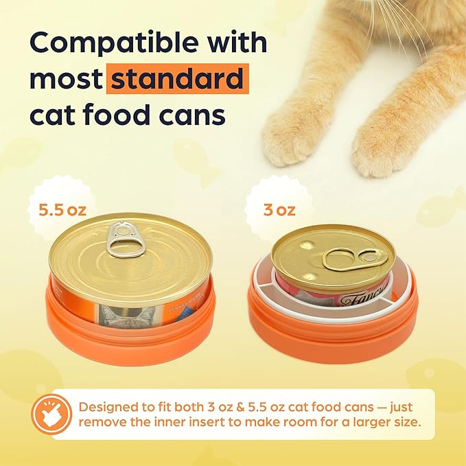 Canned Cat Food Storage Container Patent Pending Reusable Airtight Can Cover - Image 2