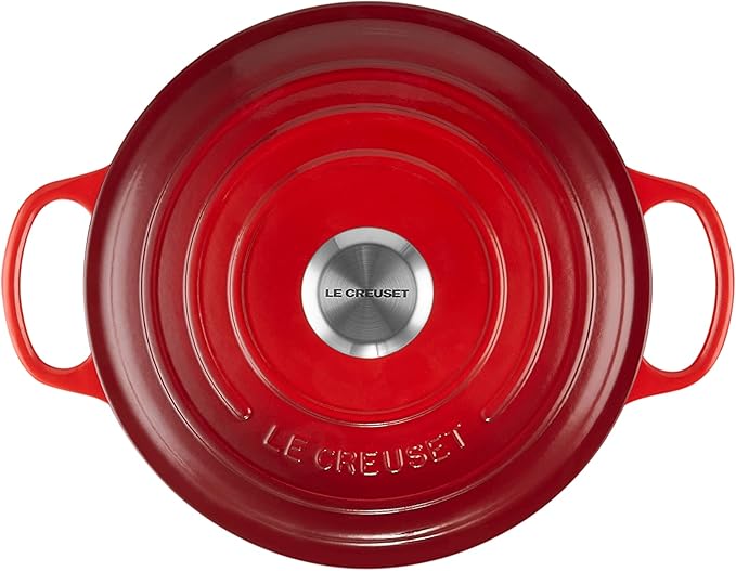 Le Creuset Enameled Cast Iron Signature Round Wide Dutch Oven, 3.5 qt. - Image 3