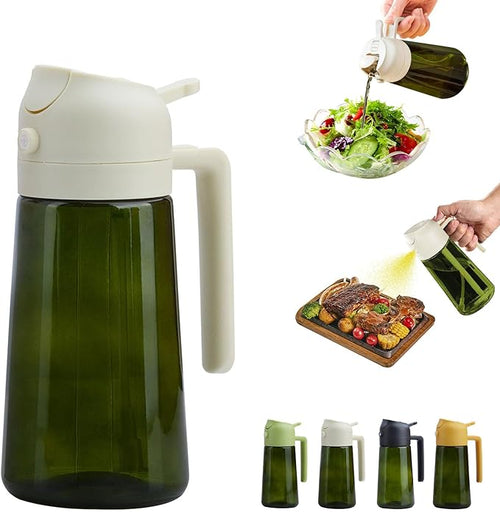 2 In 1 Oil Dispenser And Oil Sprayer, 16 Oz/470 Ml Oil Dispenser by Unknown