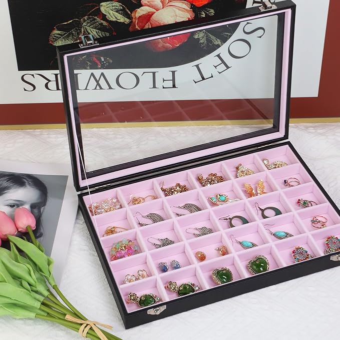 Stratalife Jewelry Organizer Earring Holder Jewelry Tray - Image 3
