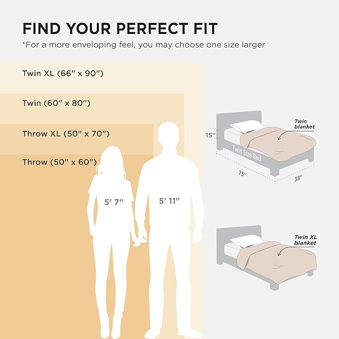 Bedsure GentleSoft Brown Twin XL Blanket - Image 6