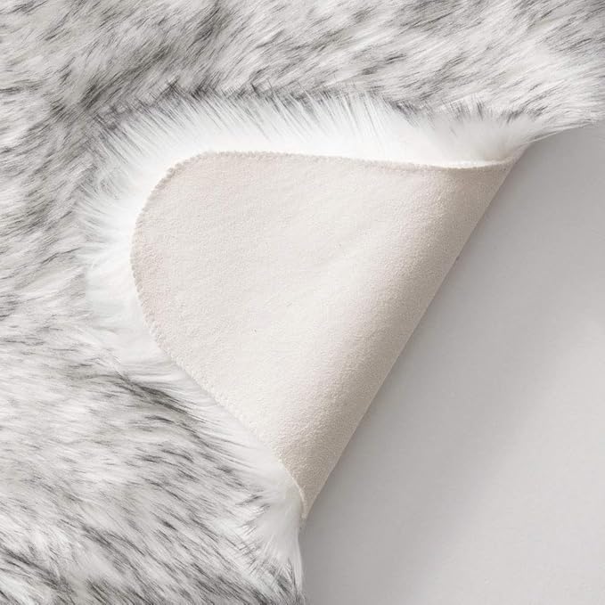 MIULEE Luxury Super Soft Fluffy Area Rug Faux Fur Sheepskin Rug Decorative - Image 5