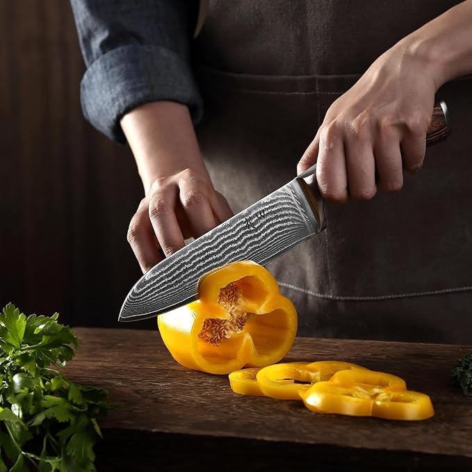 Wakoli EDIB 4-Piece Damascus Knife Set – Professional Kitchen Knife Set - Image 3