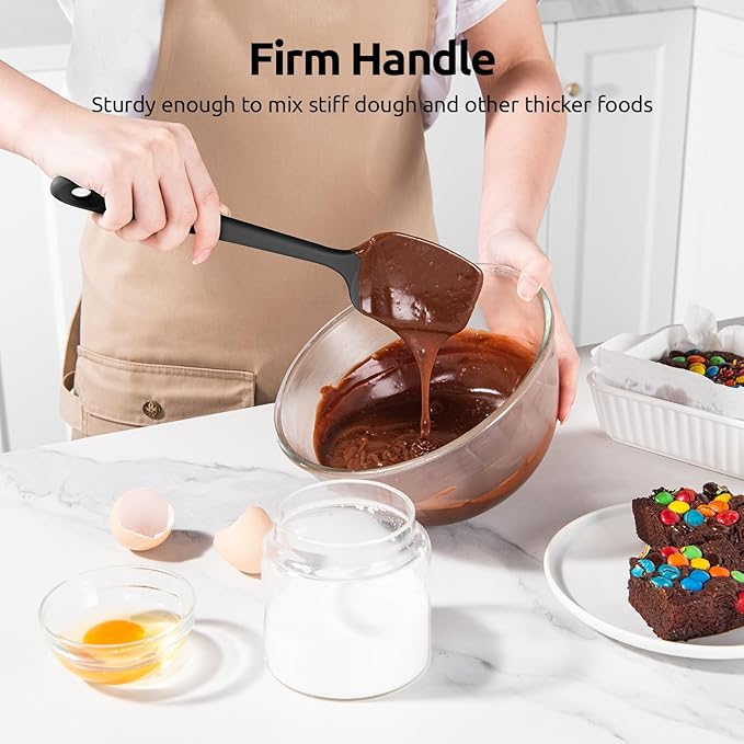 U-Taste Silicone Spoon Spatula Set, 600ºF High Heat Resistant Food Grade - Image 5