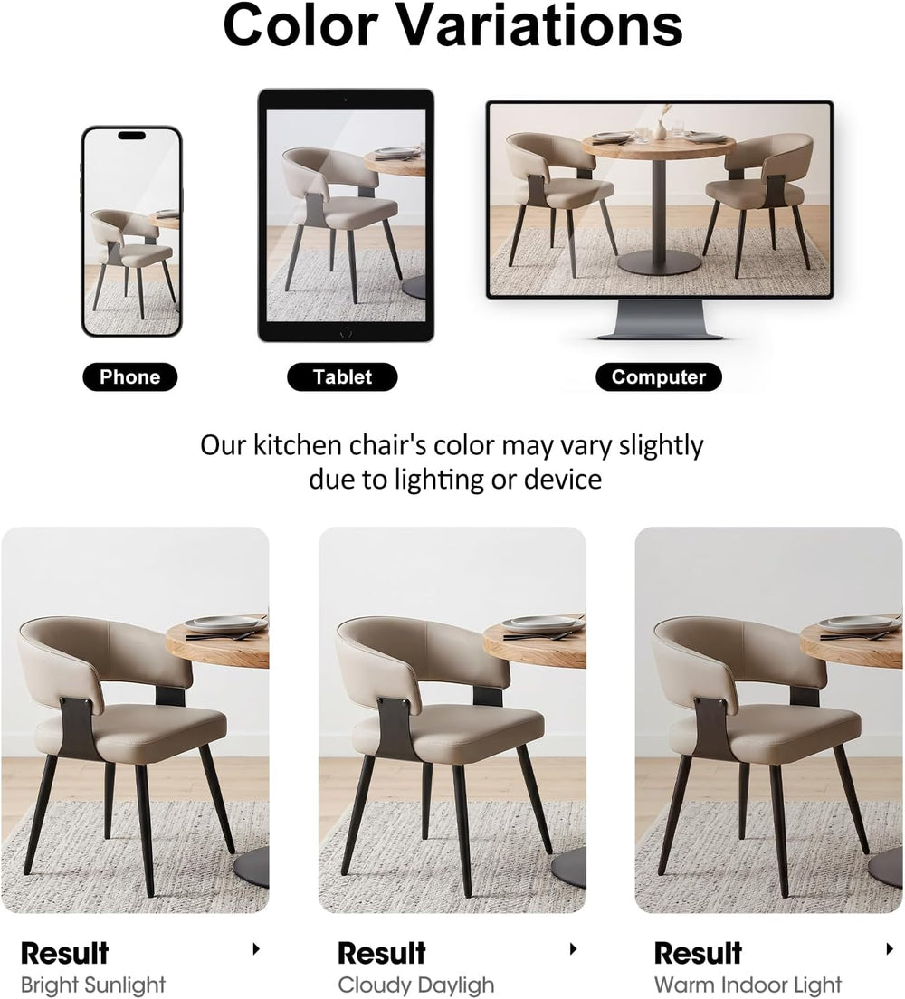Dining Chairs for Dining Table, Modern Kitchen Chairs Set of 2