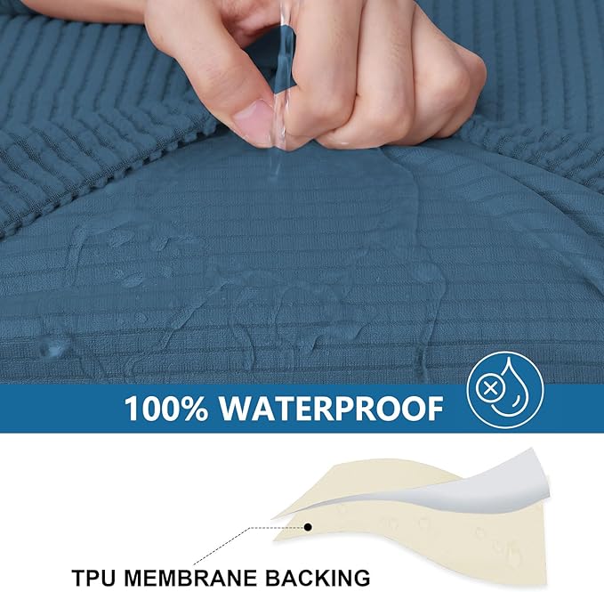 hyha Waterproof Couch Cushion Covers - Image 3