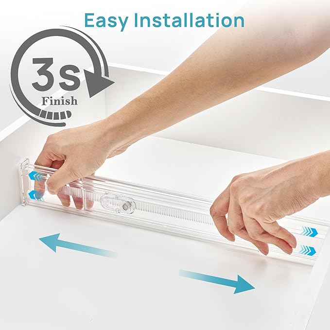 Vtopmart 8 Pack 2.36" Short Upgrade Drawer Dividers - Image 5