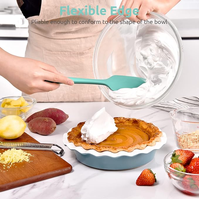 Heat Resistant Silicone Large Spatula: U-Taste 600ºF High Heat Flexible 11.38in - Image 4