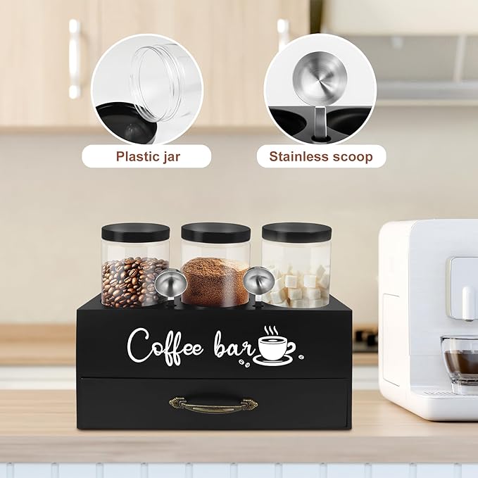 MACIFECI 54 oz Coffee Canister Set