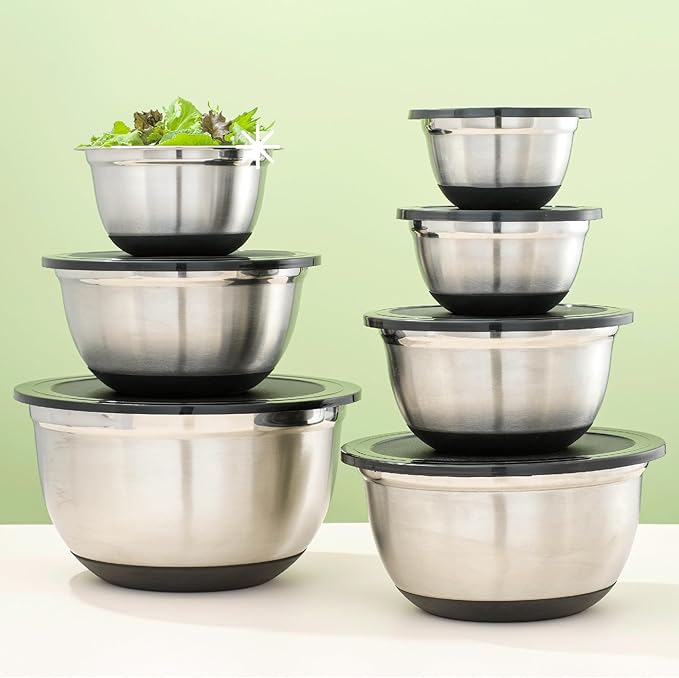 JoyJolt Stainless Steel Mixing Bowls