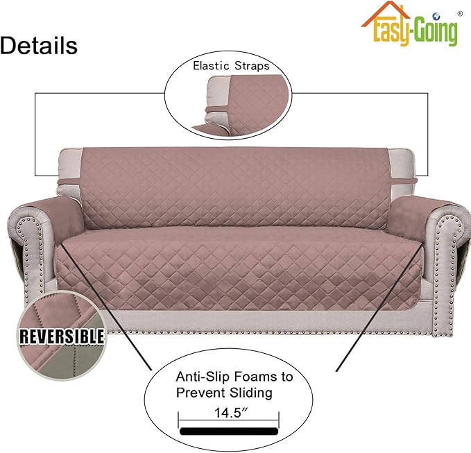 Easy-Going Chair Sofa Slipcover Reversible Sofa Cover Water Resistant Couch - Image 3