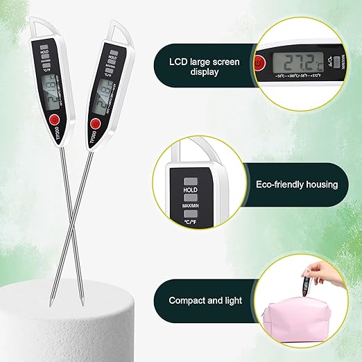 Copkim 12 Set Waterproof Food Thermometer