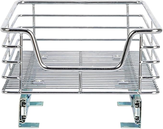 Household Essentials Glidez Chrome-Plated Steel 1-Tier Sliding Under Sink - Image 8