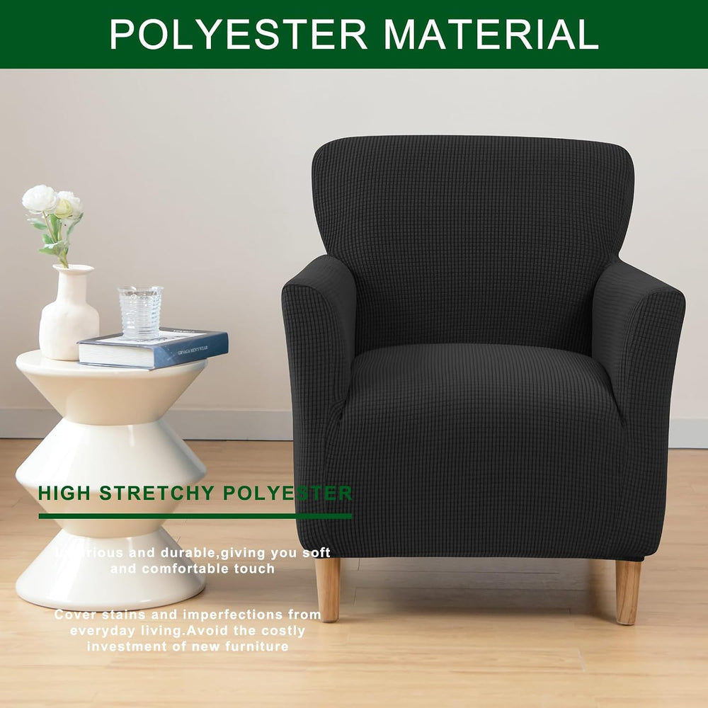 CRFATOP Accent Chair Cover, Stretch Armchair Slipcover for Living Room,B09