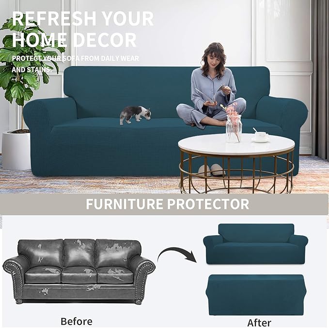 Easy-Going Stretch Chair Sofa Slipcover 1-Piece Couch Sofa Cover Furniture - Image 4