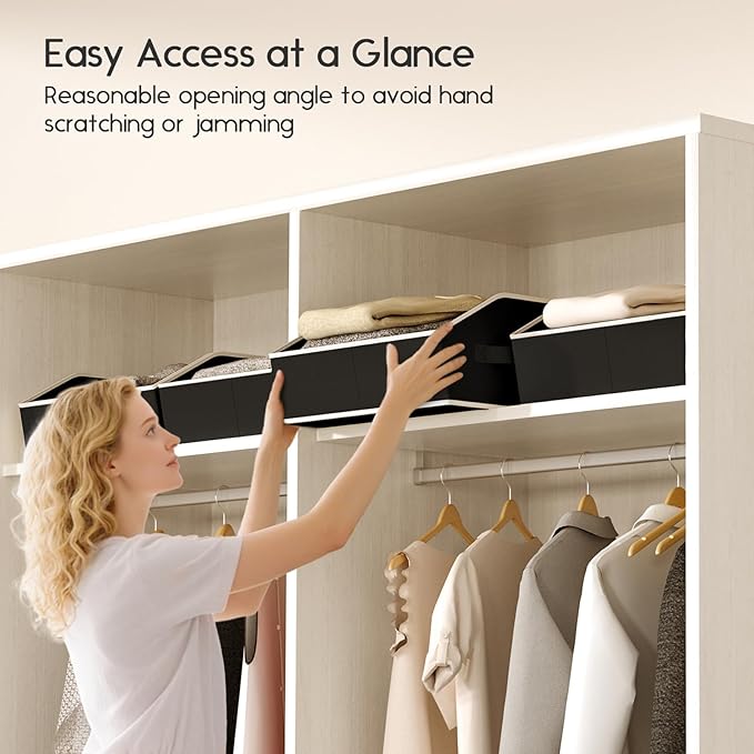 Homsorout Large Closet Organizers and Storage Bins