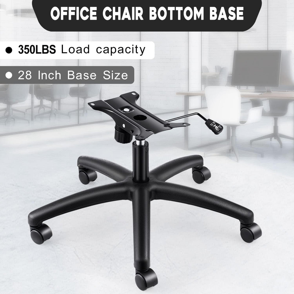 Topdeep 28" Swivel Chair Base Replacement, Office Chair Base, 350 Pounds...
