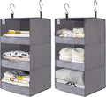 GRANNY SAYS 3-Shelf Closet Organizers and Storage, Foldable Hanging Closet by GRANNYSAYS