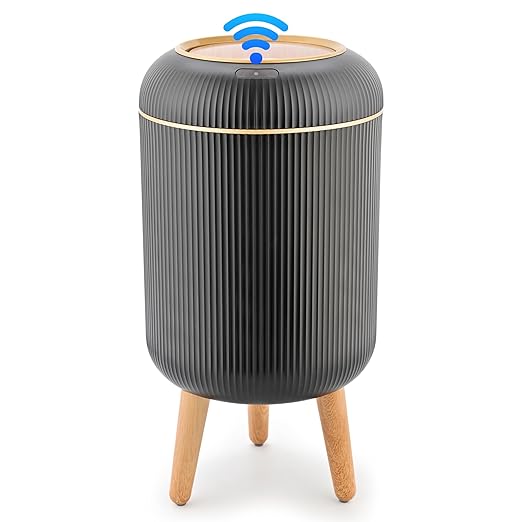 Pukomc Smart Sensor Wastebasket, Convenient and Hygienic Easy to Use,