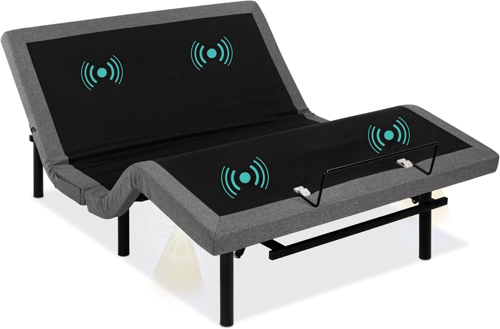 Best Choice Products Ergonomic Queen Size Adjustable Bed Frame, Electric Base...