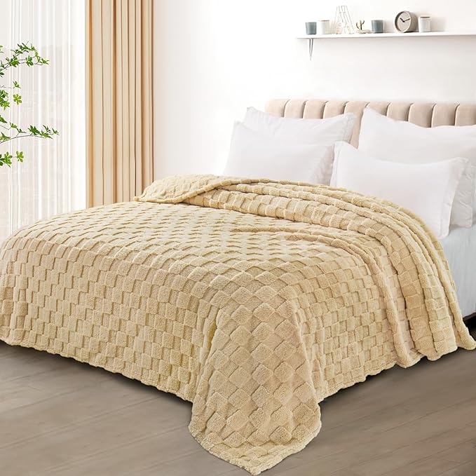 Exclusivo Mezcla King Size Flannel Fleece Blanket, Super Soft and Warm - Image 2
