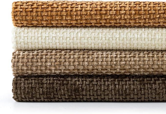 MIULEE Pack of 4 Brown Couch Throw Pillow Covers 20x20 Inch Soft Decorative - Image 7
