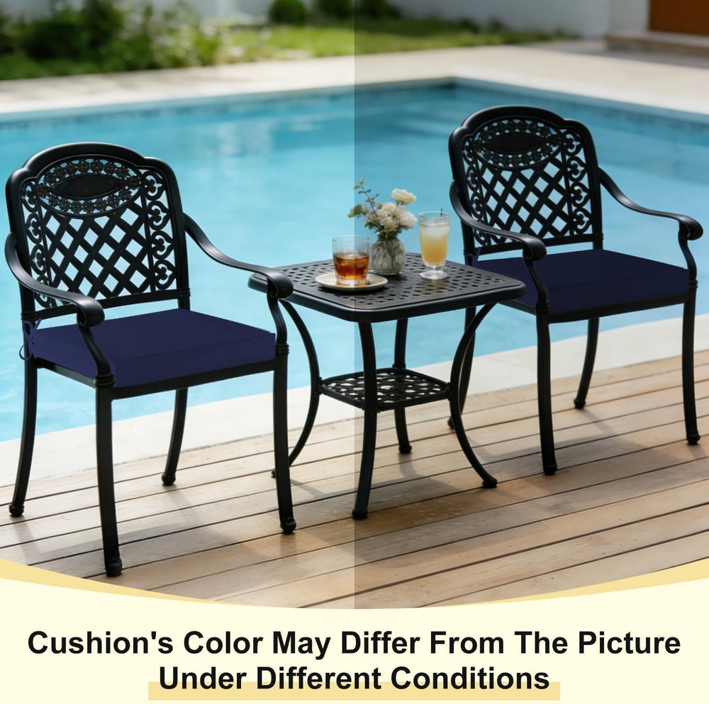 downluxe Waterproof Outdoor Chair Cushions for Patio Furniture, 24" x 24...