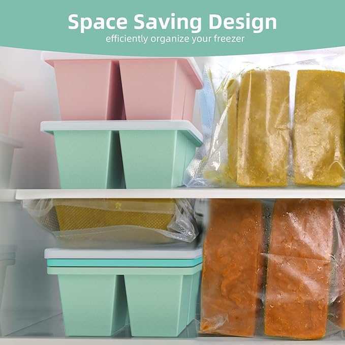 Silicone Freezer Tray for Sauce Cube: FDDAI Super Prep Freezing Tray for Souped - Image 6