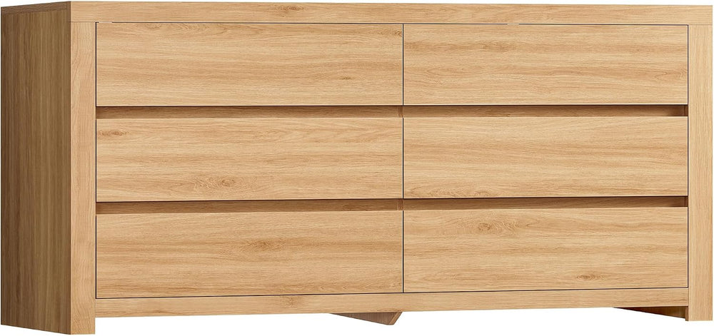 55" Dresser for Bedroom with 6 Drawers, Modern Dressers & Chests of ...