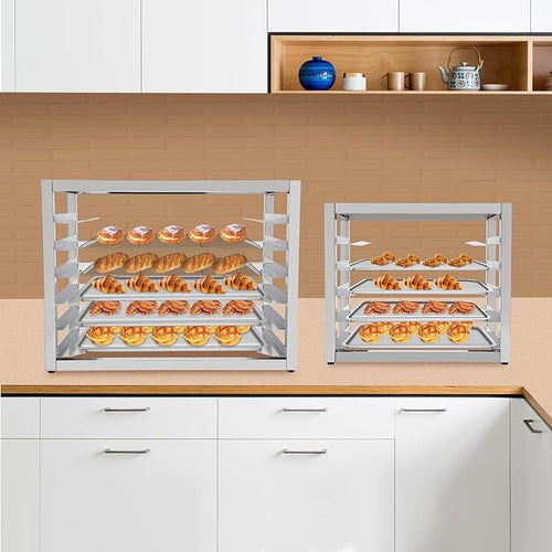 6 Tier Bun Pan Rack, Aluminum Bakery Rack - Image 2