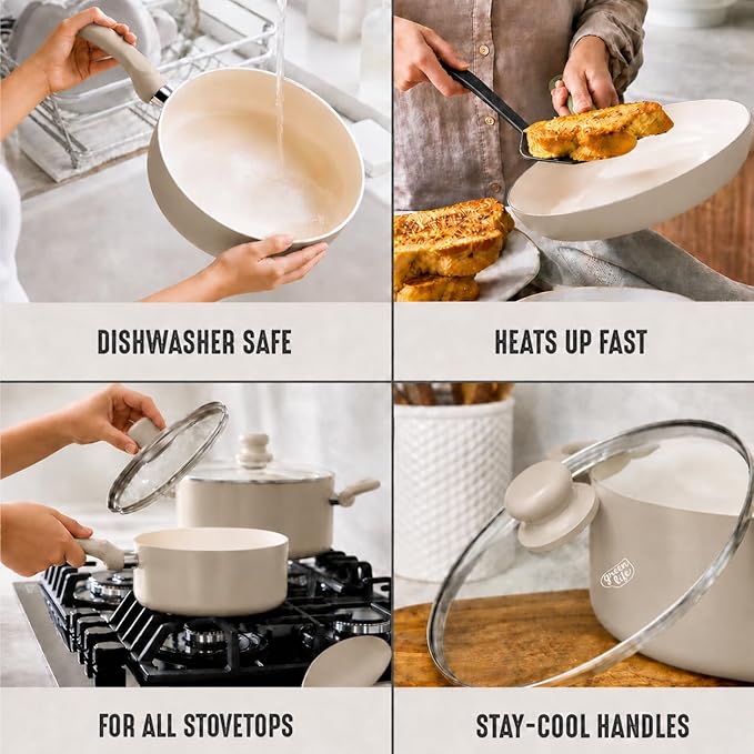 GreenLife 5 Quart Nonstick Stock Pot