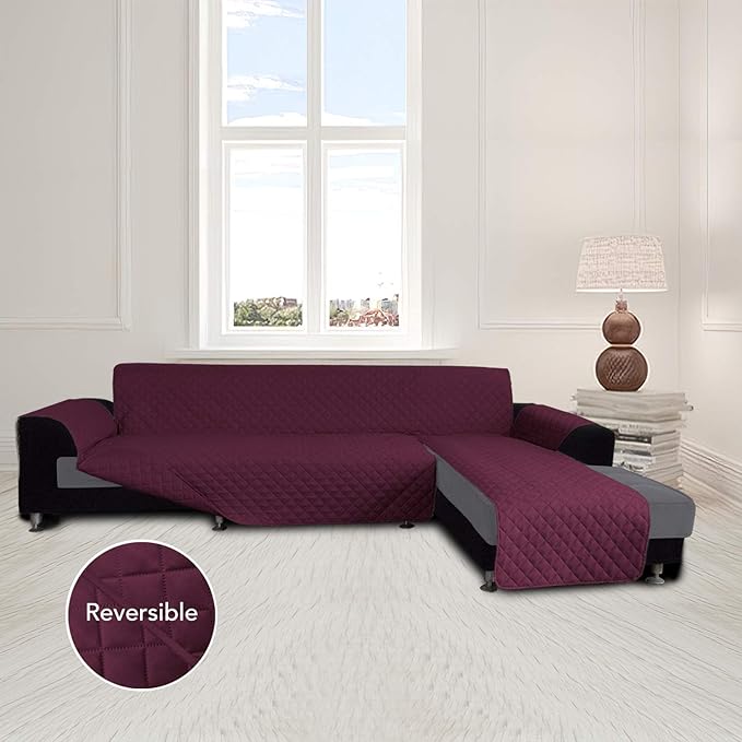 Easy-Going L Shaped Sofa Slipcover Sectional Couch Cover - Image 2