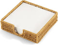 Napkin Holder for Table, Woven Wicker Synthetic Rattan Napkin Holders For Paper by Unknown