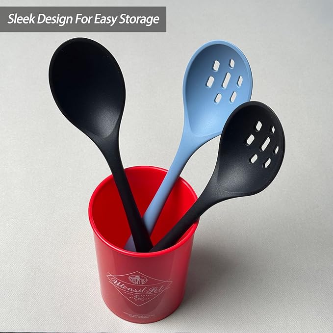 Silicone Slotted Spoons for Cooking - Image 6