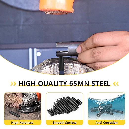 274 Pcs Roll Pin Set, Slotted Metric Roll Pins 65Mn Steel - Image 3