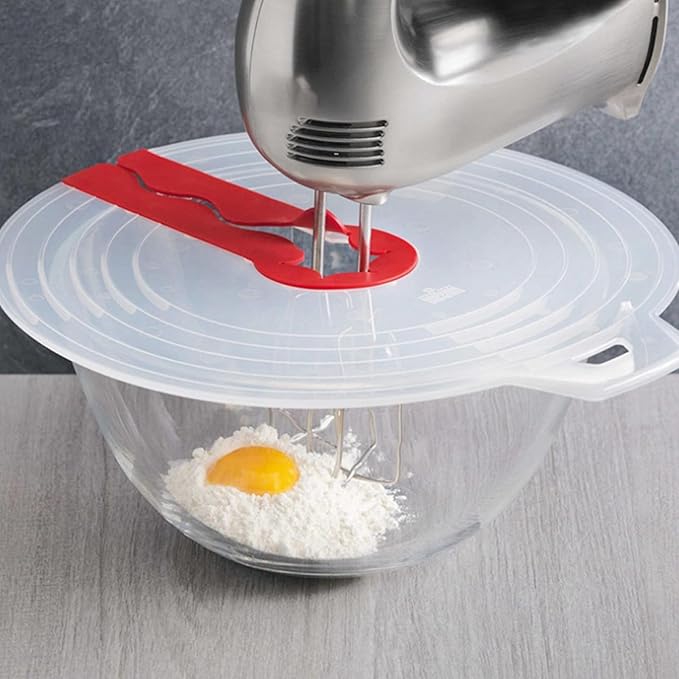 Tissting Splatter Guard for Mixing Bowls, Universal Fit Splash Cover for - Image 2