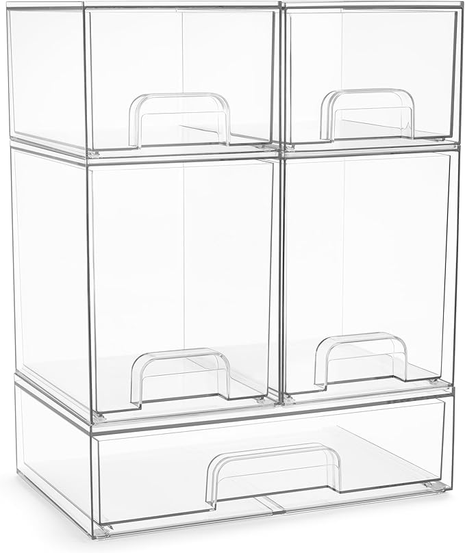 Sorbus Acrylic Storage Containers by Sorbus