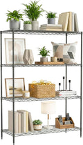 BestOffice 4-Tier Wire Shelving Unit, 1000 LBS Heavy Duty Metal Storage Shelves by BestOffice