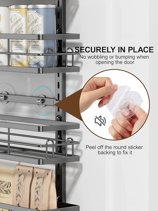 Delamu 9 Tier Over The Door Pantry Organizer, Pantry Organization and Storage - Image 6