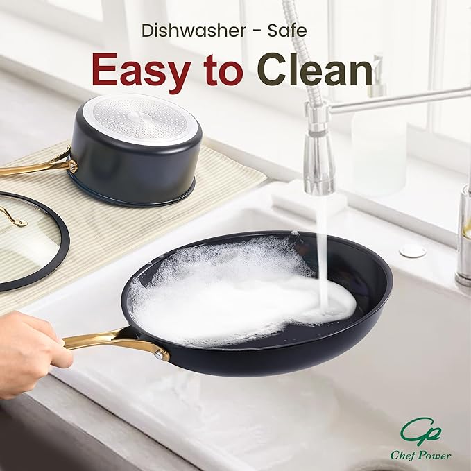 Chef Power Ceramic Cookware Sets, Cookware Set - Image 4