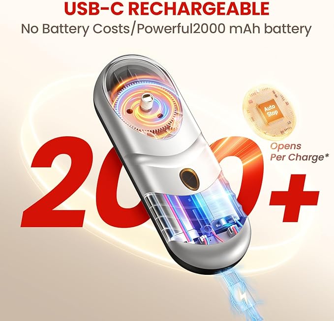 Electric Can Opener One Touch Automatic Can Opener