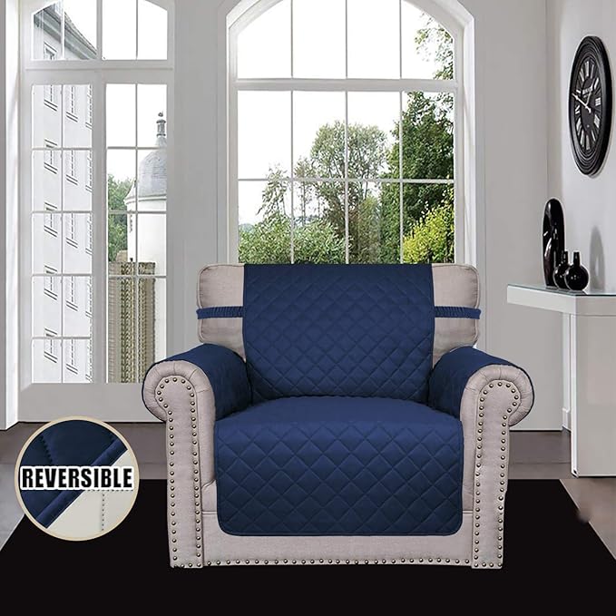 Easy-Going Chair Sofa Slipcover Reversible Sofa Cover Water Resistant Couch - Image 2