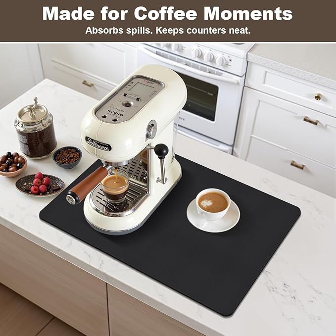 Coffee Mat, Absorbent Dish Drying Mat - Image 8